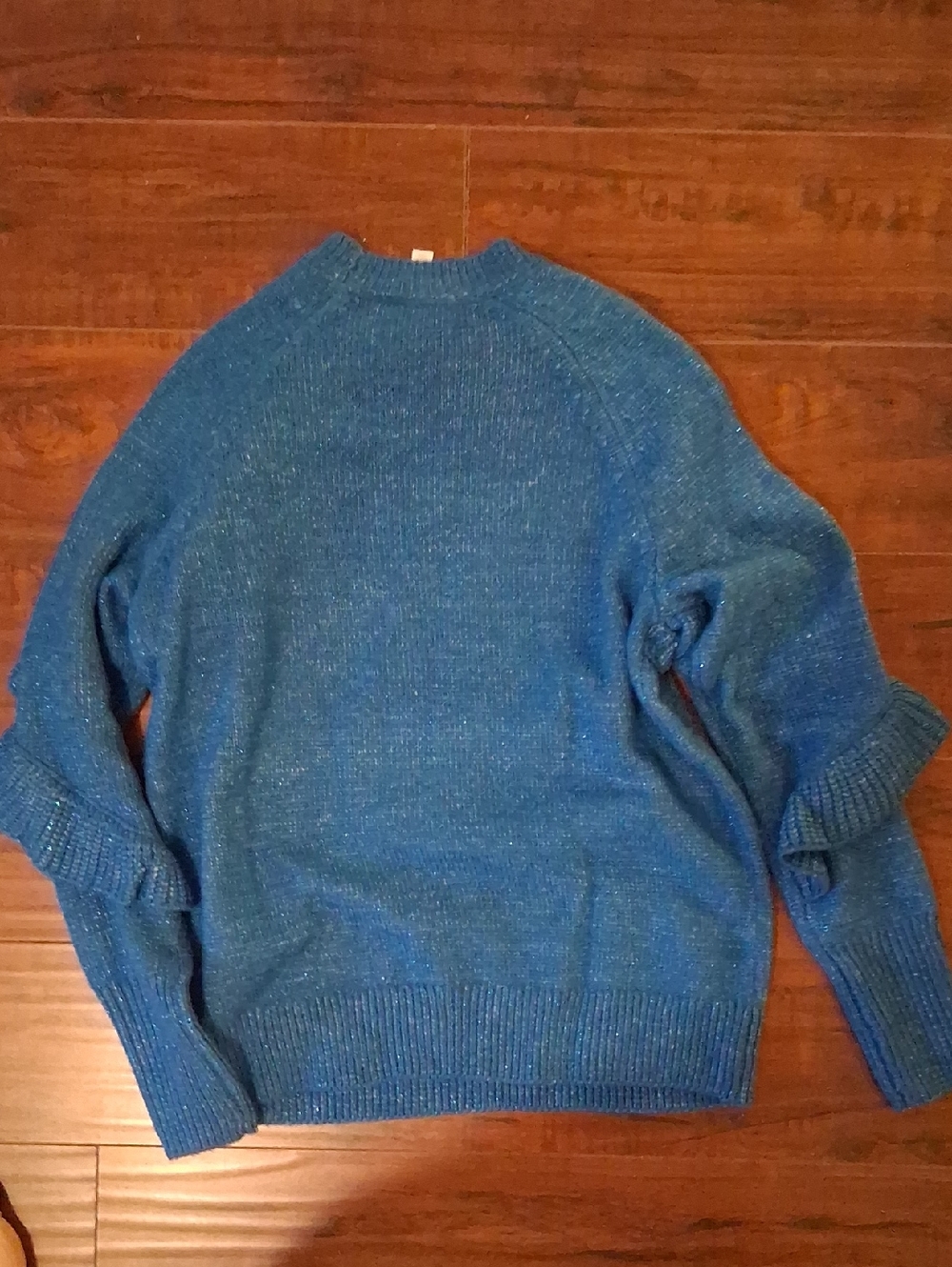 Time and Tru Sparkle Knit Crewneck Sweater - - Picture 5 of 8